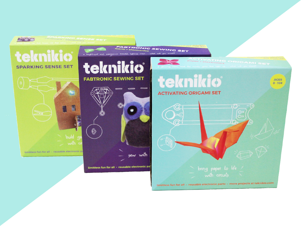 teknikio electronic kit packaging